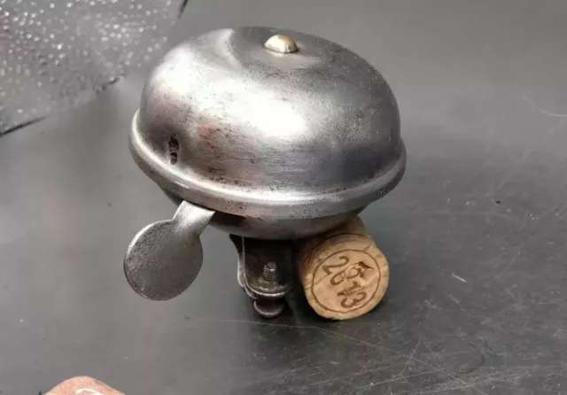 Sonnette Timbre 2 Tons vélo ancien 1900 old bike Bell Ø 60 Ancêtre Peugeot