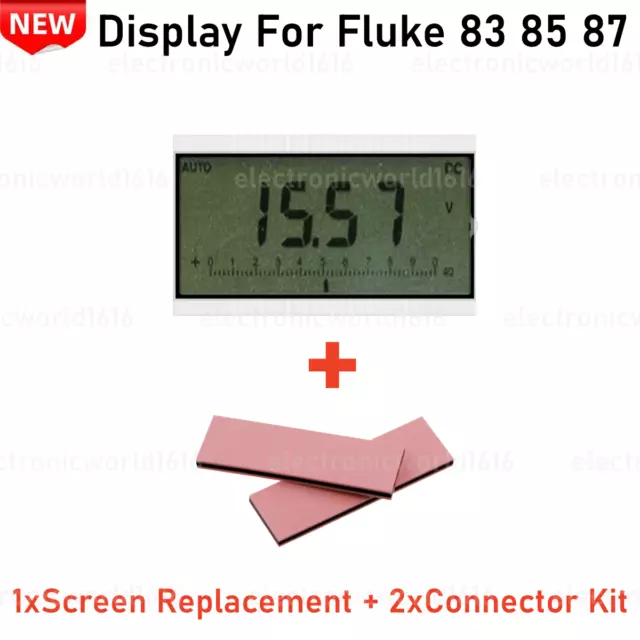 For Fluke 83 85 87 multimetro digitale portatile TRMS display LCD parti schermo NUOVO