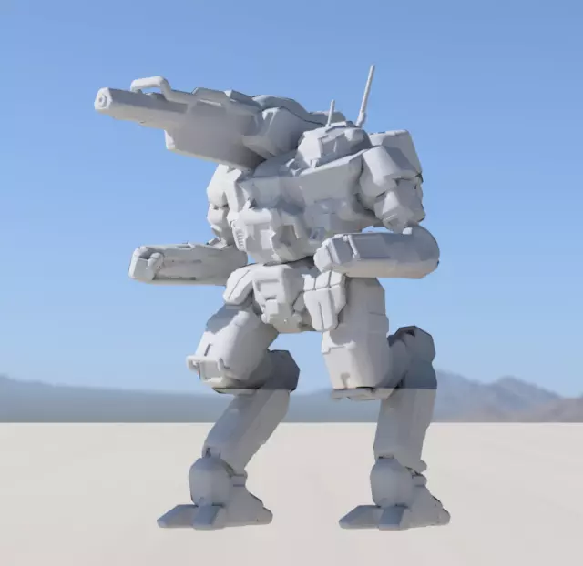 Awesome, Alternate Battletech Miniature, AWS-PB6, Mechwarrior 8K 3D  Printed