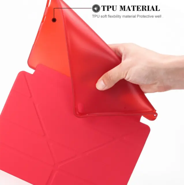 Origami ultradünne Leder TPU magnetische Hülle Abdeckung für iPad 2 3 4 5 Air Mini Pro 3