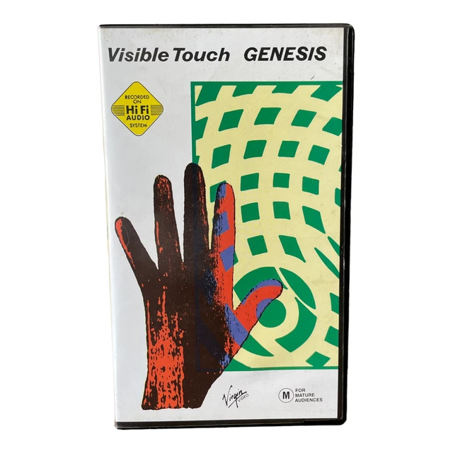 Genesis 'Visible Touch' VHS - GC/Concert/Video/Phil Collins/Anything She Does 🐙
