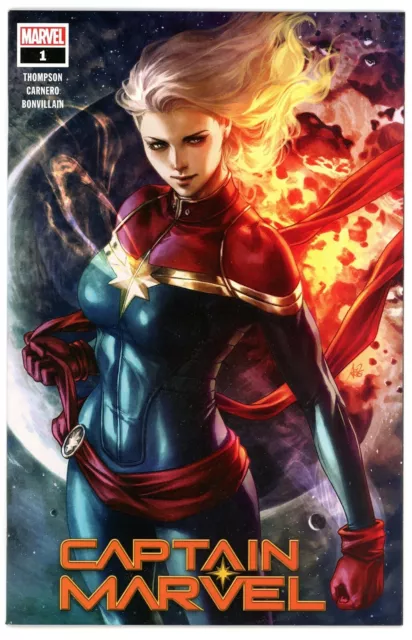 Captain Marvel #1 Artgerm Long Hair Walmart Exclusive Cover Variant 2021 NM