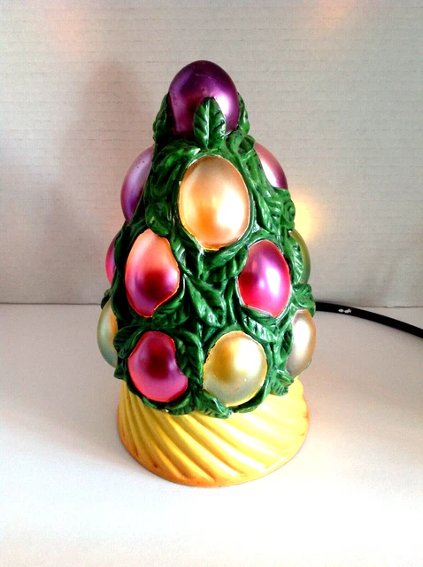 Vintage Cheyenne Holiday Lighted Easter Egg Tree Lamp/Night Light