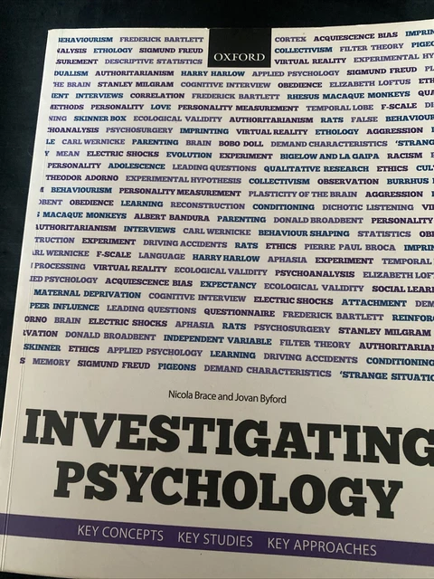 洋書 INVESTIGATING PSYCHOLOGY Investigating Psychology: Key concepts, key studies, key