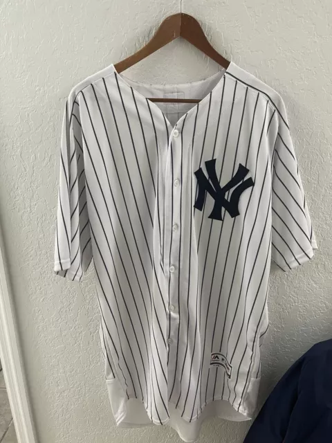 New York Yankees Aaron Judge Authentic Home Jersey Flexbase Size 48 Made In USA