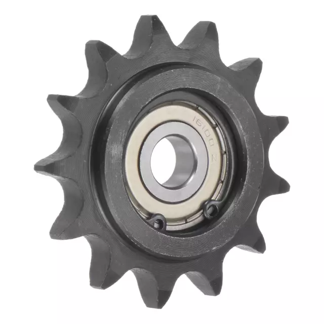 Idler Sprocket, 10mm Bore 1/2" Pitch 13 Tooth, Carbon Steel with Insert Bearing