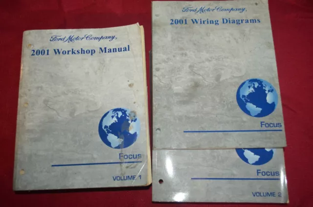 2001 Ford Focus Dealer Shop Repair Manual WSVA