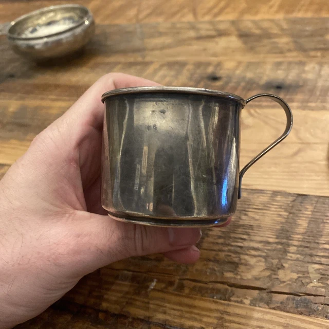 VTG 1875 SHEETS Rockford S. Co. Sterling Mexico Baby Cup 62 Grams 54.