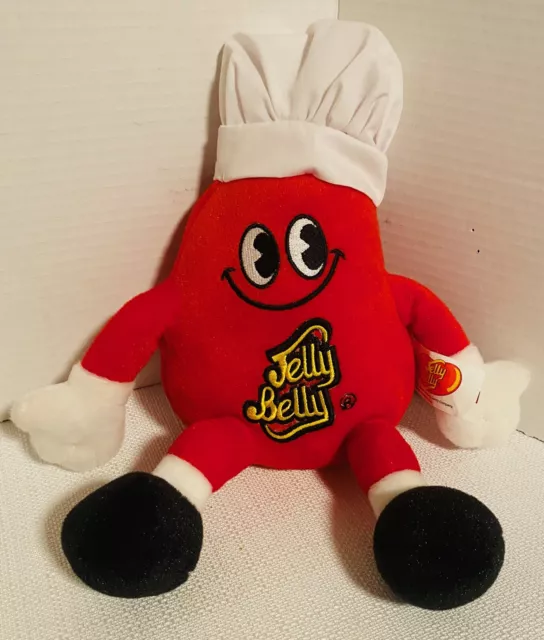 2013 Red 12” Jelly Belly Plush Weighting Beans Chefs Hat