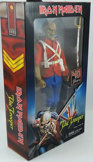 Iron Maiden Eddie "The Trooper" - figurine Retro NECA 3
