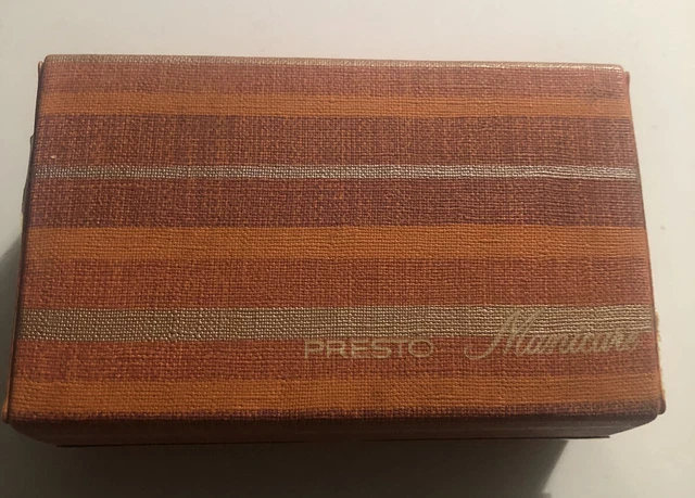 Vintage Presto Home Beauty Salon Electric Manicure Nail Grooming Set