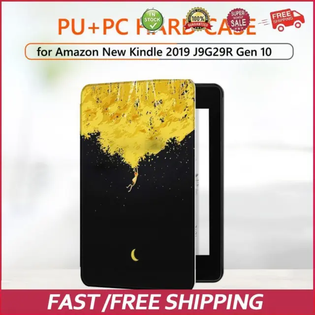 2019 Waterproof Painted E-book Reader Case for  New Kindle J9G29R Gen  10