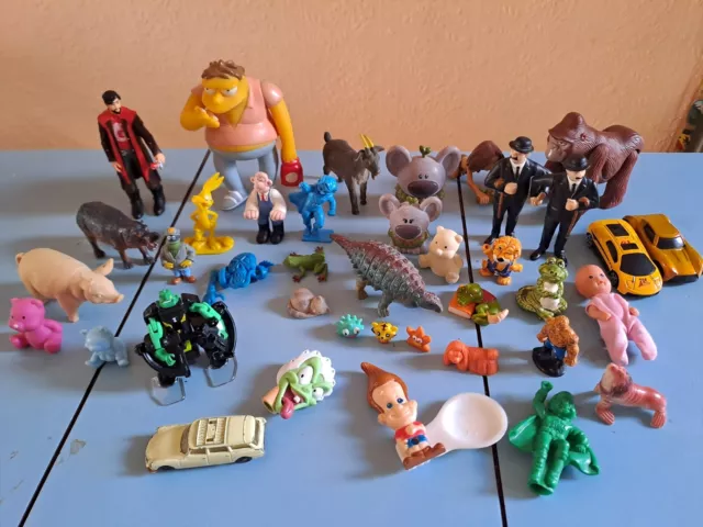 Job Lot Vintage Toy Figures Cereal Gifts Cars Animals 99p Start House Clearance