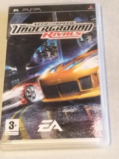 Need For Speed Underground Rivals sony PLAYSTATION Psp 3000 Slim Lite