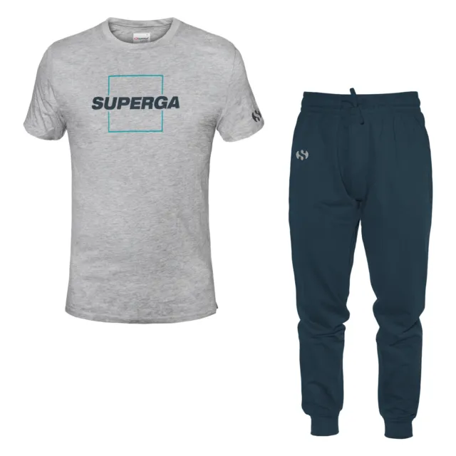 Completo Uomo SUPERGA Cotone T-Shirt e Pantalone Art.422