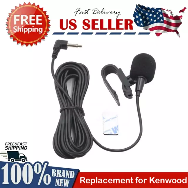 Microphone for KENWOOD KDC-BT852HD KDCBT852H Car Radio Handsfree Mic Replacement