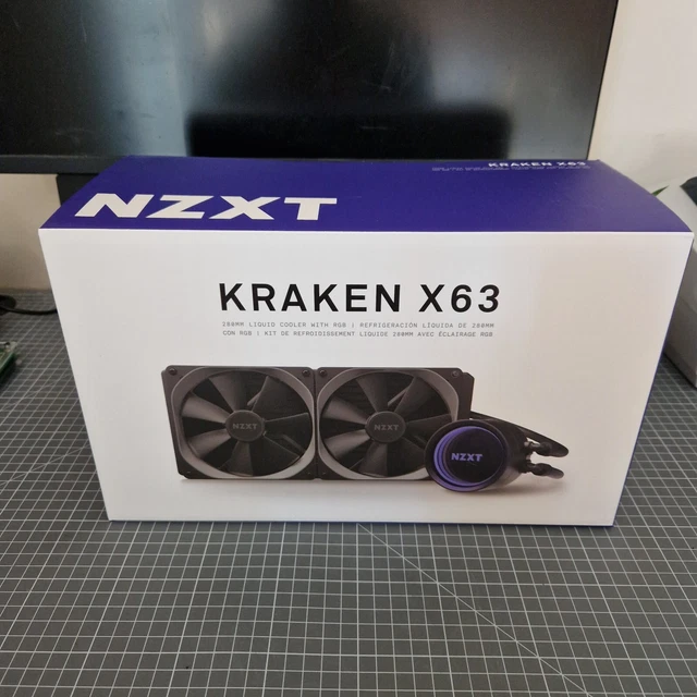 NZXT KRAKEN X63 280mm AIO Liquid Cooler with LGA 1700 Bracket 100.15