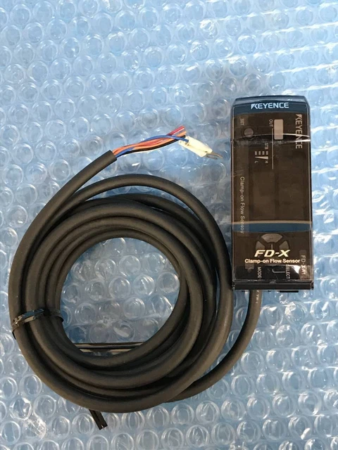 Keyence FD-XA1 Clamp-On Type Flow Sensor FD-X Series Controller Tested & Working