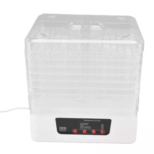 (US Plug 110V)Electric Food Dehydrator Home Fruit Dehydrator Machine With 8