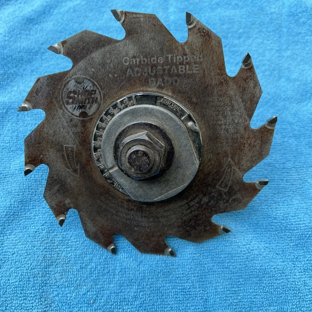 7" Shopsmith Wobble Dado Blade W/ Molder Dado Arbor!!