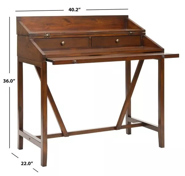 Safavieh Wyatt Writing Desk W / Pull Out, Reduced Price 2172714871 AMH6509A