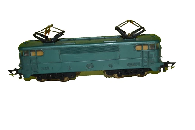 Locomotive Diesel Jouef HO 51130 Verte SNCF Éclairée - État Moyen
