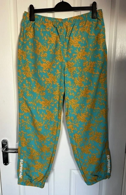 SS20 SUPREME WARM Up pants Floral pant size M Medium Water