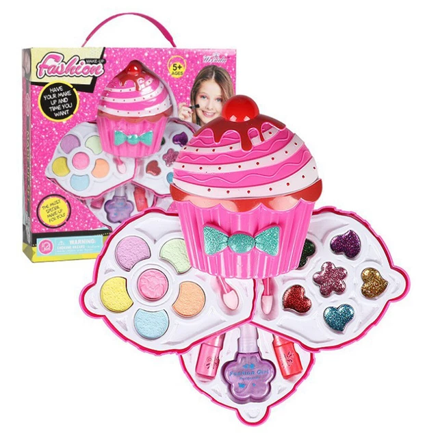 Kids Make Up Toy Xmas Gift Toy Pretend Cosmetic Set Girl Play Kit Princess