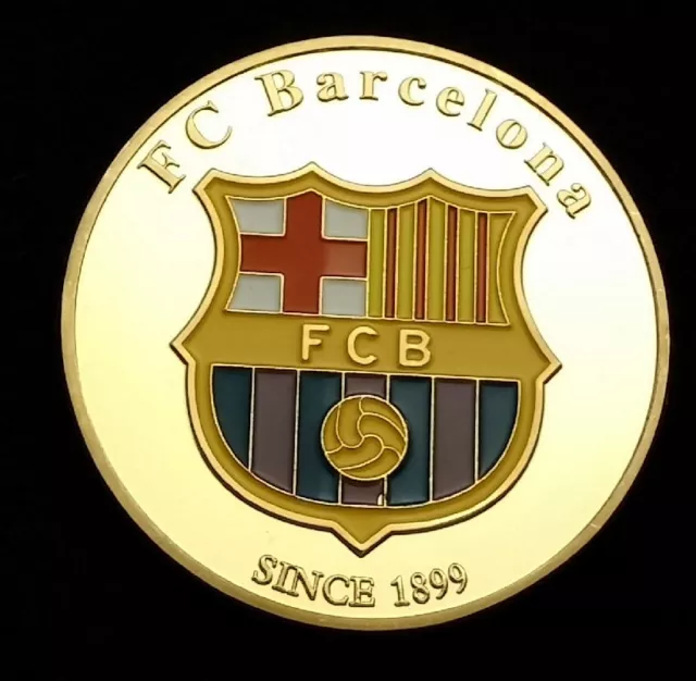 Lionel Messi Barcelona 1899 Gold Coin Argentina Signed Footballer Star Legend UK 3