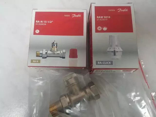 Danfoss Set 1/2" Zoll RLV15DG  003L0144 RAN15DG  013G0034 DF013G5010  013G5010