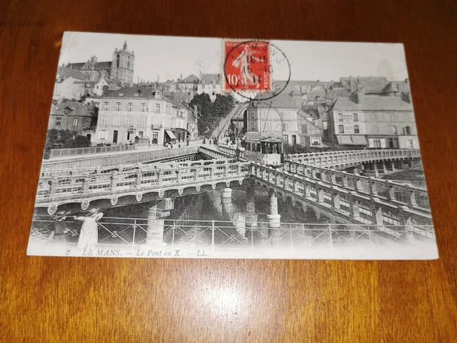 CPA Le Mans Pont en X (1427508