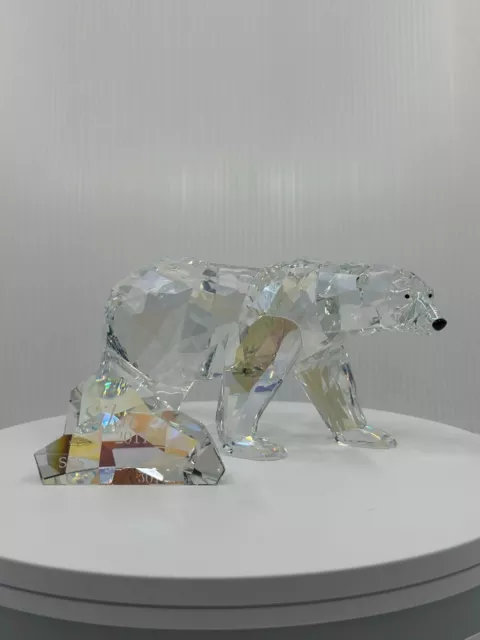 Swarovski Silver Crystal 2011 Siku Polar Bear & Plaque 1053154
