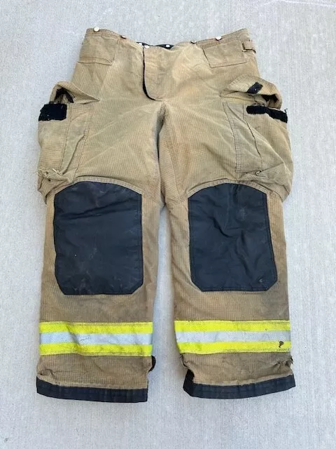 Lion Apparel Firefighter Janesville Turnout Bunker Pants Suspenders 38R