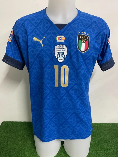 Maillot Italie Femmes Girelli Porté En Match - PUMA 2021 Avec Certificat