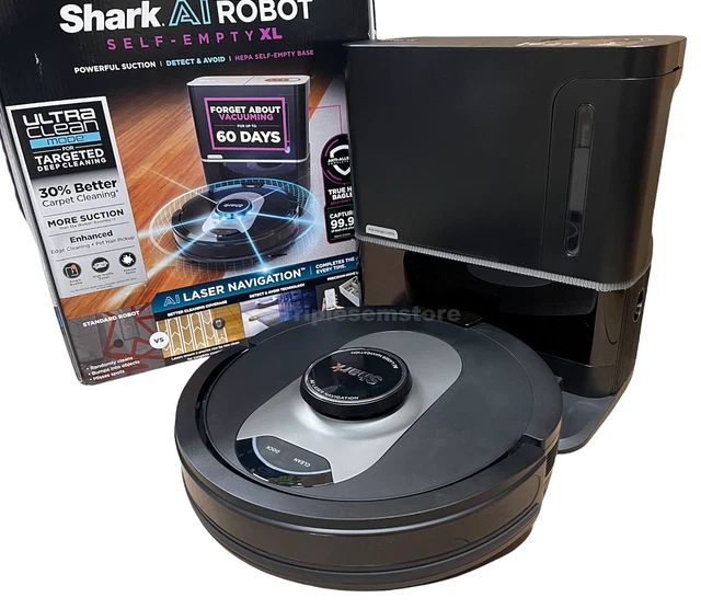 SHARK AI ROBOT Vacuum RV2502AE XL HEPA SelfEmpty Base LIDAR WiFi