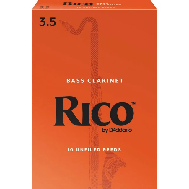 D'Addario REA1035 - Anches clarinette basse, force 3.5, boîte de 10