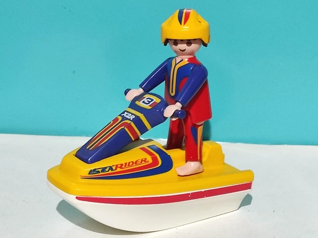 Lot PLAYMOBIL Vintage City Fun - Jet Ski Compétition - Set #3065 De 1999 - Occasion