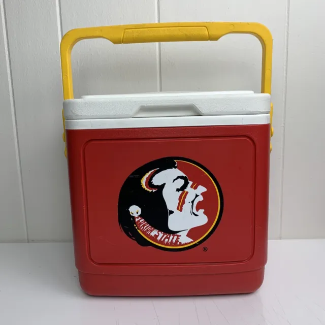 Vintage Florida State University FSU Igloo 10 Ice Chest Cooler Red