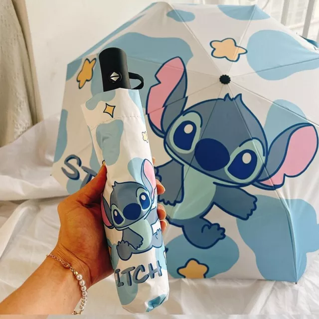 Stitch Sun Umbrella Lilo & Stitch Rain Umbrellas Anti UV Sunshade Umbrella