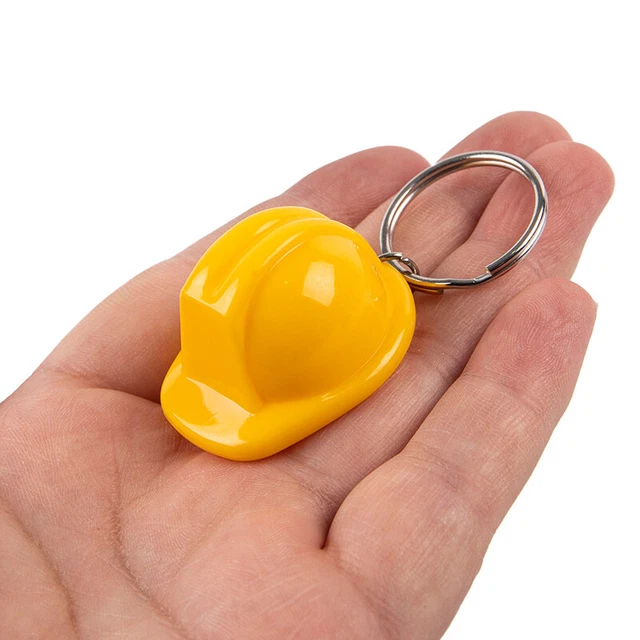 Helmet Hard Hat Keychain Holiday Creative Safety Helmet Keying Jewelry Gift GAIR