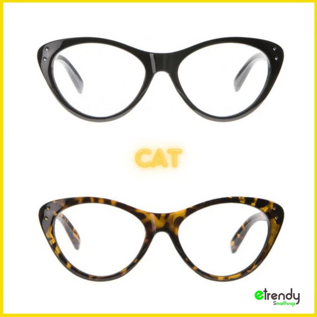 Lunettes De Lecture Fines Style œil De Chat Dorées - Dioptrie 1, Couleur Jaune, Marque Proloupe