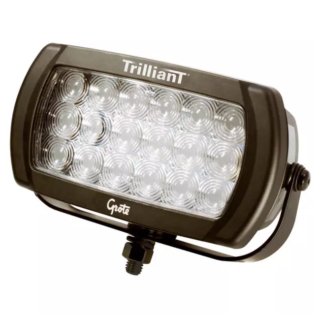 Grote 63571 TRILLIANT LED WORK LAMP, SPOT PATTERN Vehicle-Mounted Work Light