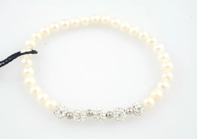 Bracelet Élastique KIOTO Bijoux En Perles Et Coffre De Cristaux Et Sphères Or