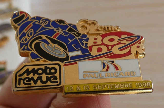 Autocollant Vintage Moto Revue – Circuit Paul Ricard – Bol D'Or 1974