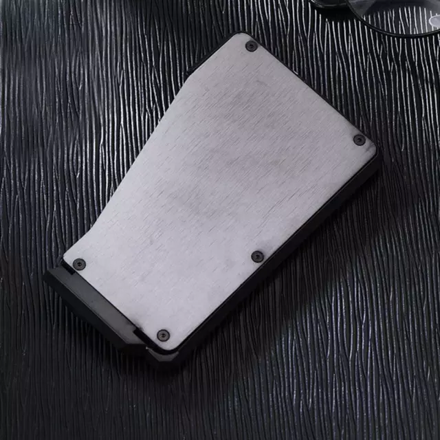 Quick Access Slim Wallet- 10 Wallet - Black Aluminum- 6-10 card,it's   F T1T1