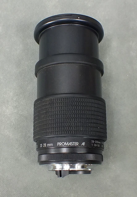 Vintage PROMASTER AF 28-200MM 1:.8-5.6 Lens #409639 Made in JAPAN