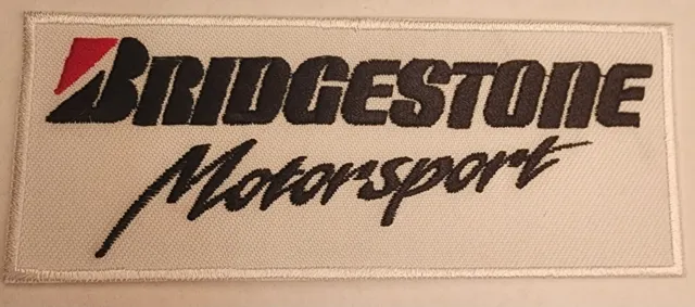 Bridgestone Embroidered iron on patches  2 x 4 1/2