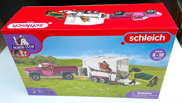 Jouet Schleich Horse Club SCHLEICH 42346 Horse Club - Pick Up Avec Van Chevaux Et Figurines Figurines Animaux Peintes