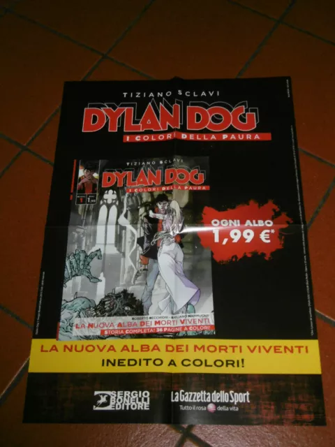 Poster Locandina Grande Formato Edicola Dylan Dog I Colori Della Paura