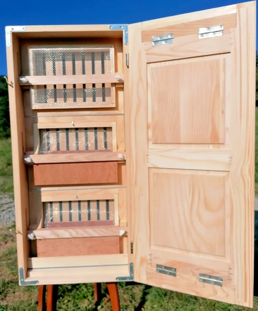 Beekeeping National Slovenian AZ beehive 30-frames, 3 story with 2- feeder